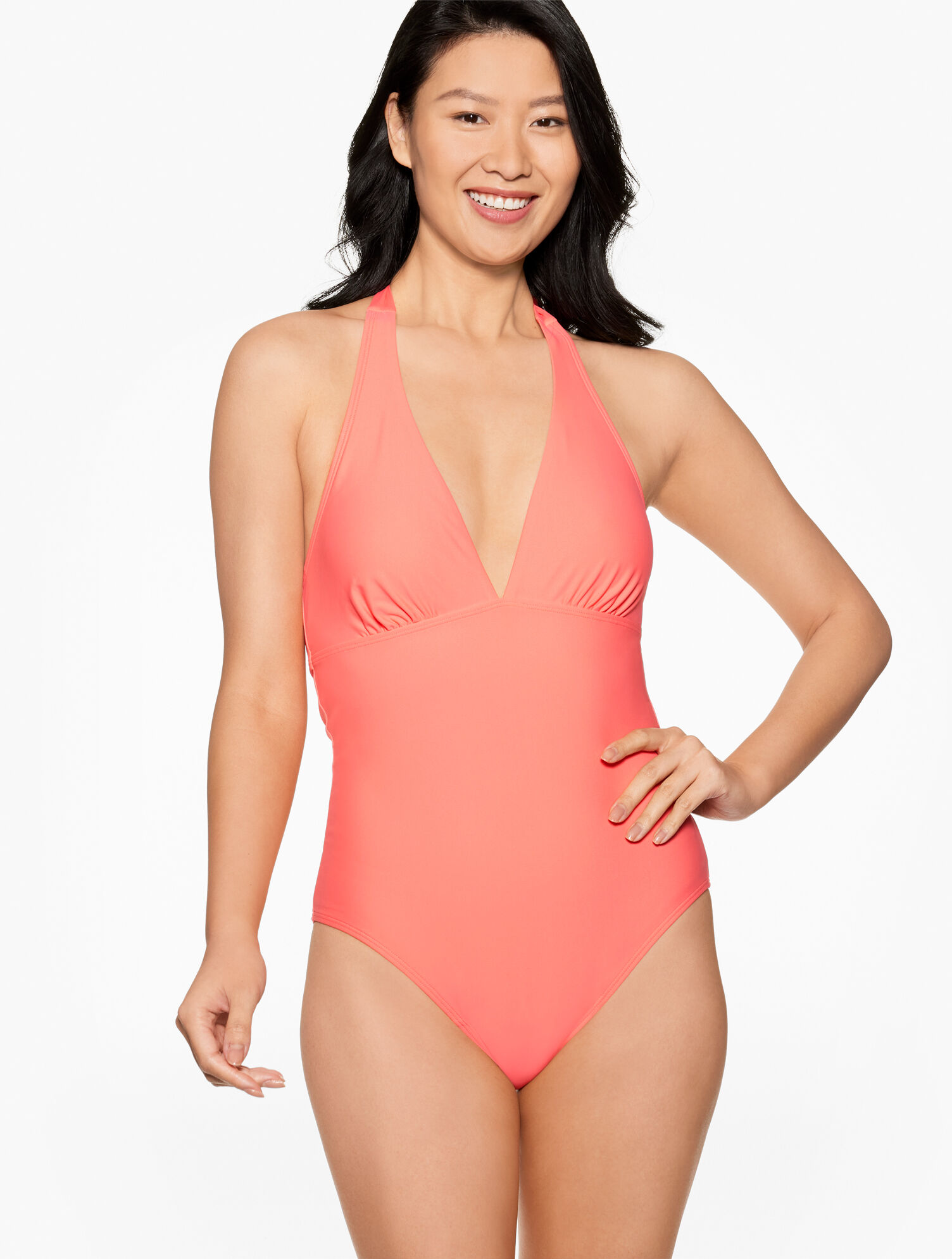 Aqua Club Halter One-Piece Swimsuit - image 3