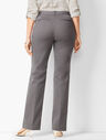 Cotton Double-Weave Barely Boot Pants - Curvy Fit