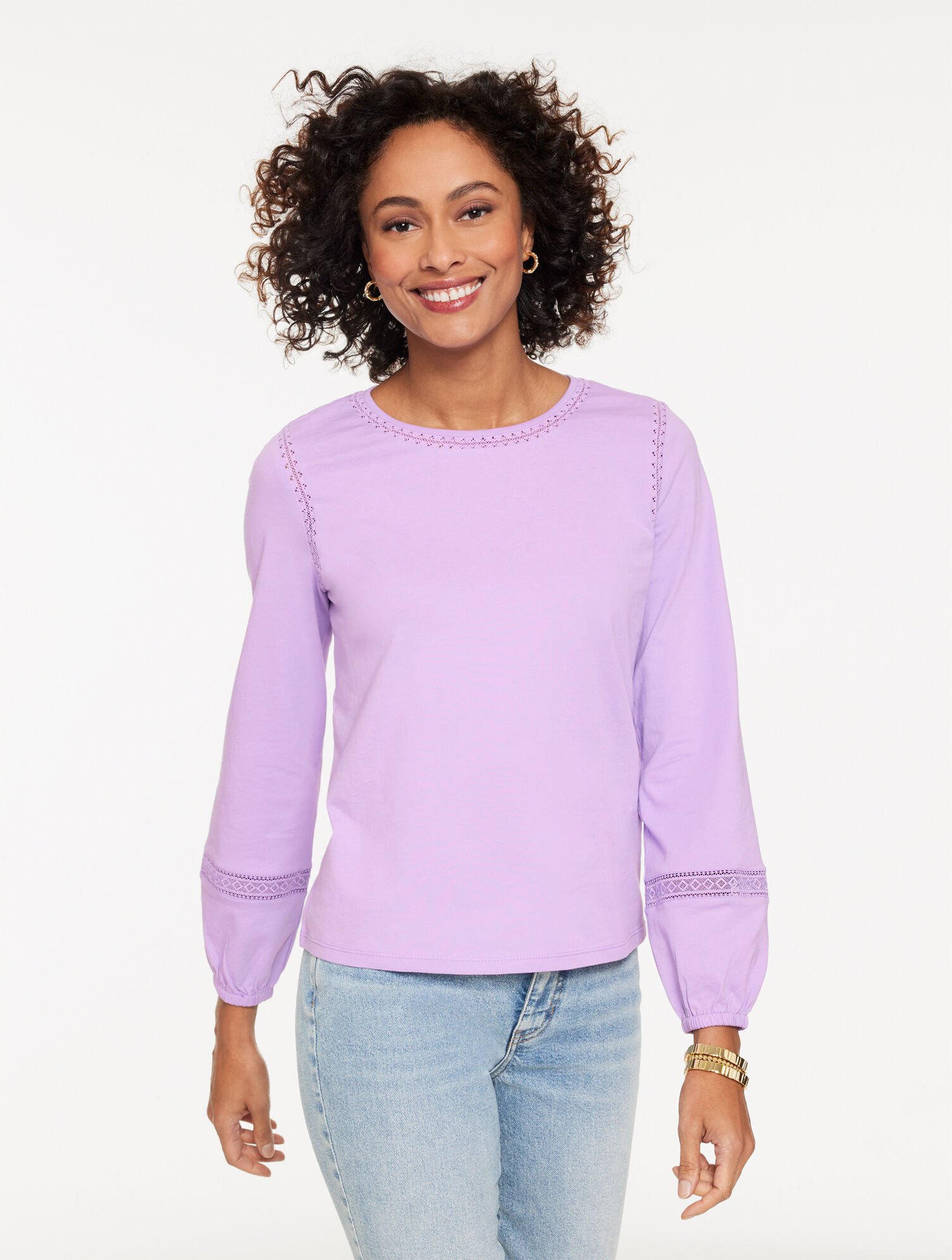 Modern Romance Lace Trim Top