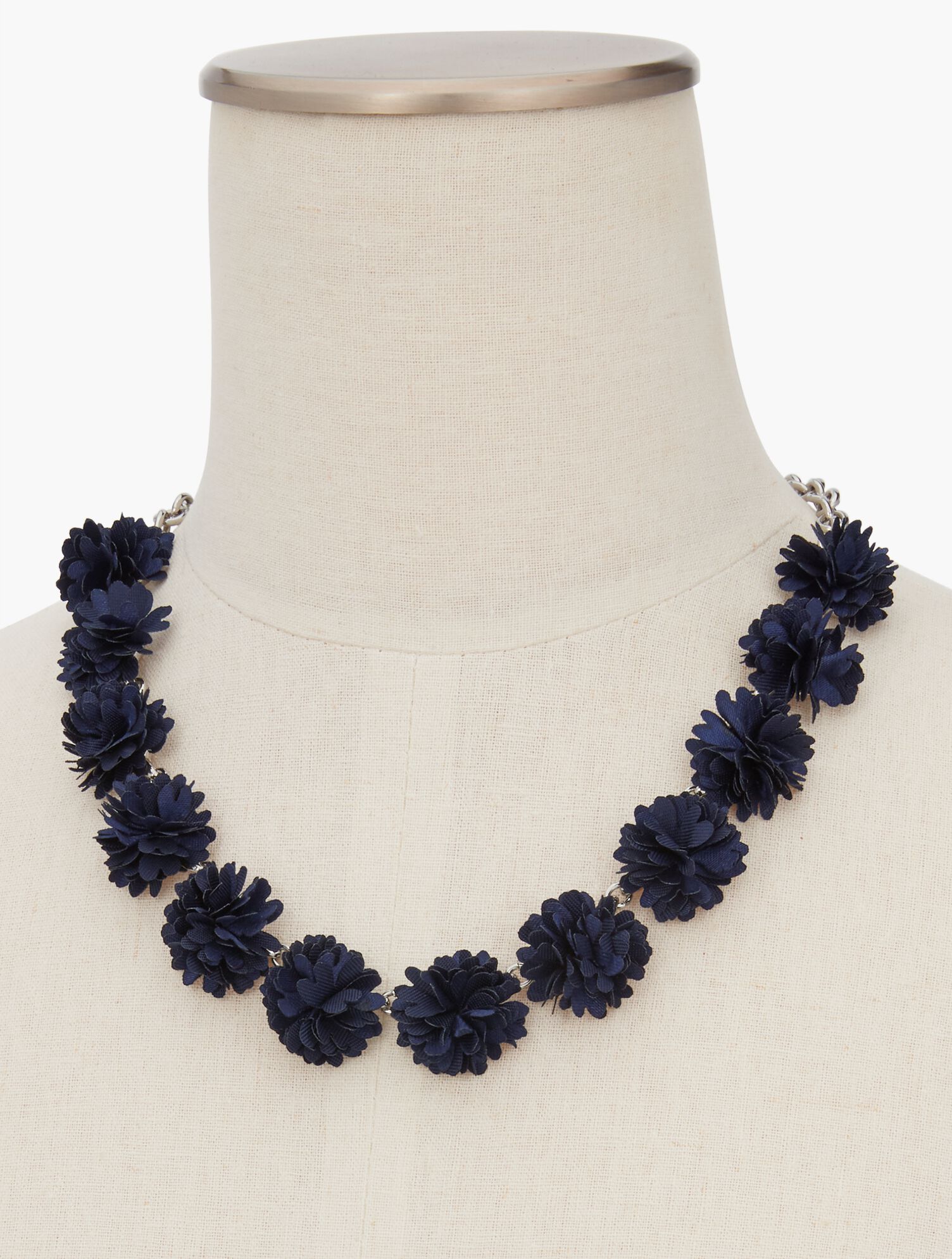 Fabric-Flower Necklace | Talbots