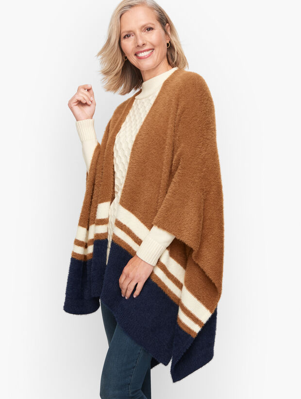Talbots Ruanas Stripe Ruana | Talbots
