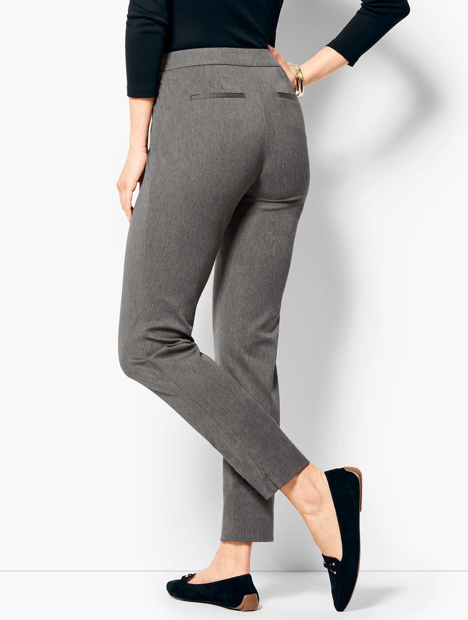 Talbots Chatham Ankle Pant - Charcoal Grey