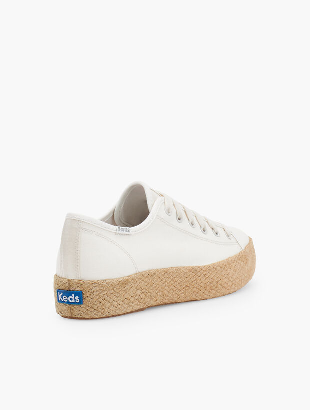 Keds® Triple Kick Canvas & Jute Sneakers Talbots