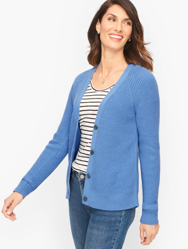 Shaker Stitch Cardigan