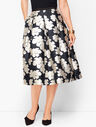 Ikat Floral Jacquard Full Skirt