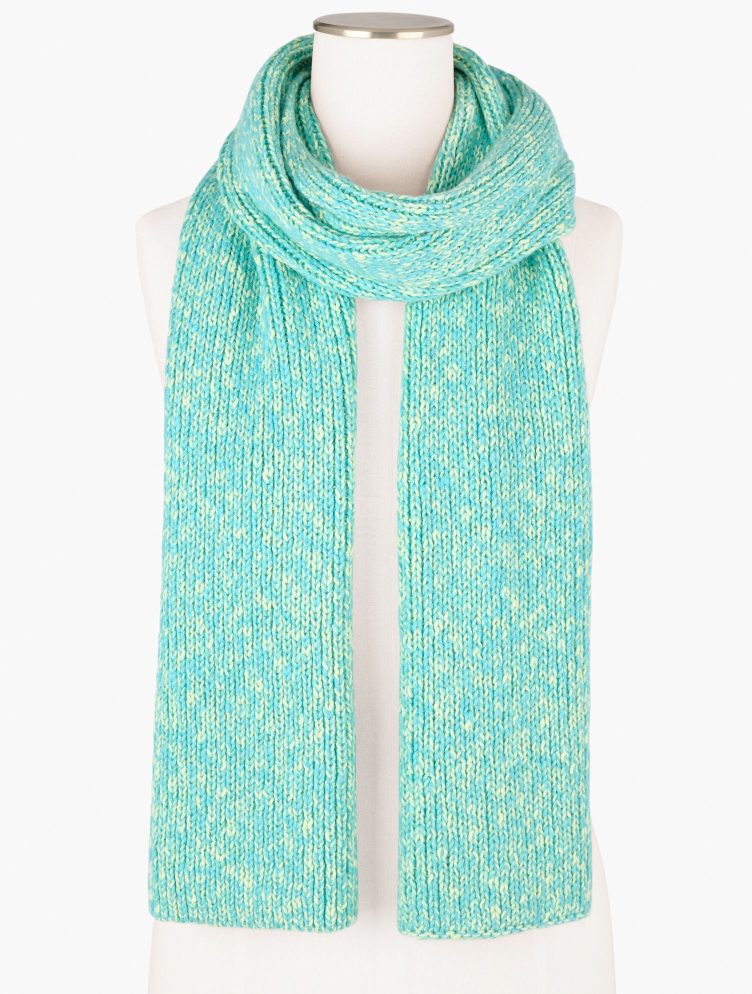 Shaker Stitch Scarf - Marl
