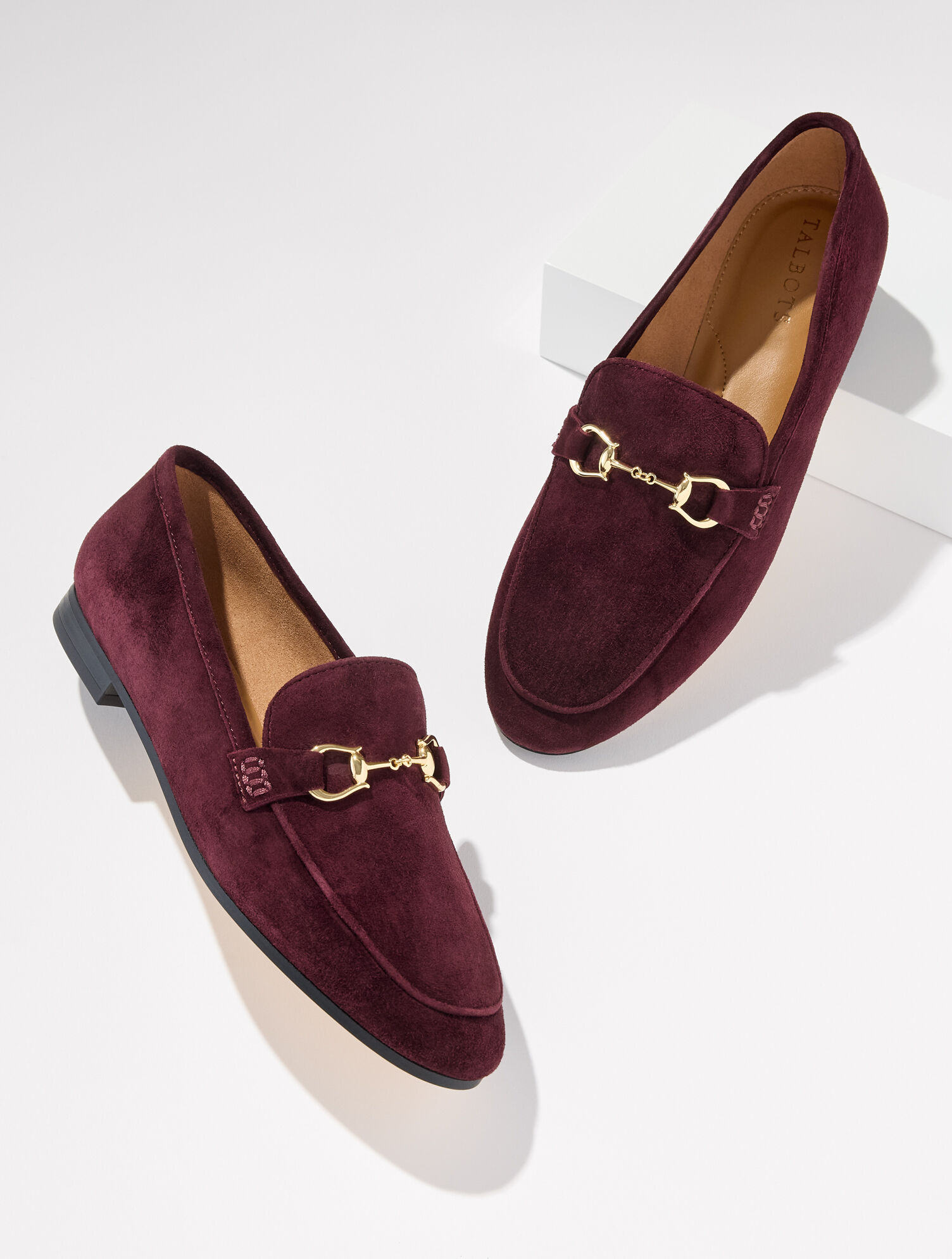 Katelyn Bit Suede Loafers