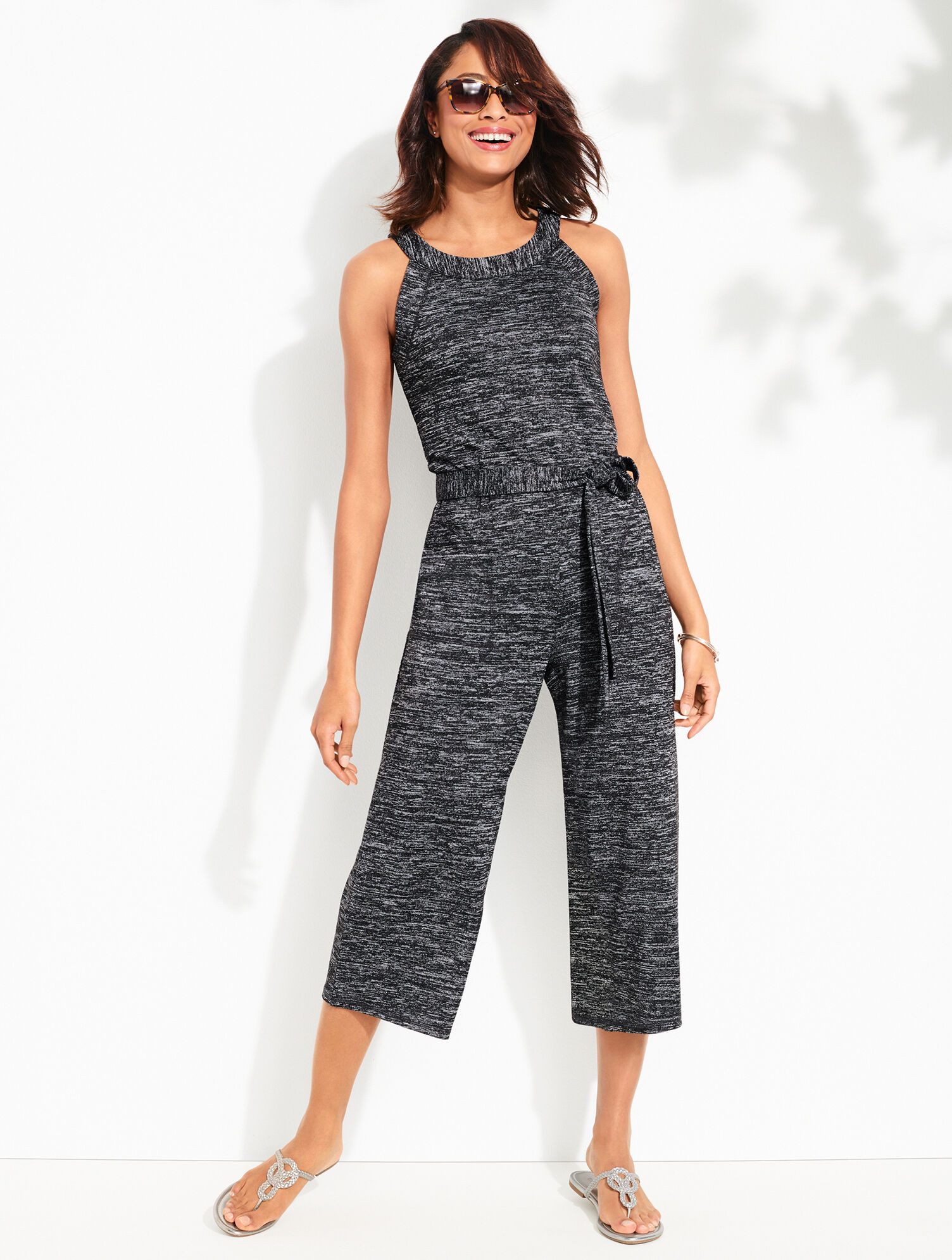 Soft-Drape Jersey Romper