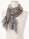 Blocked Houndstooth Scarf