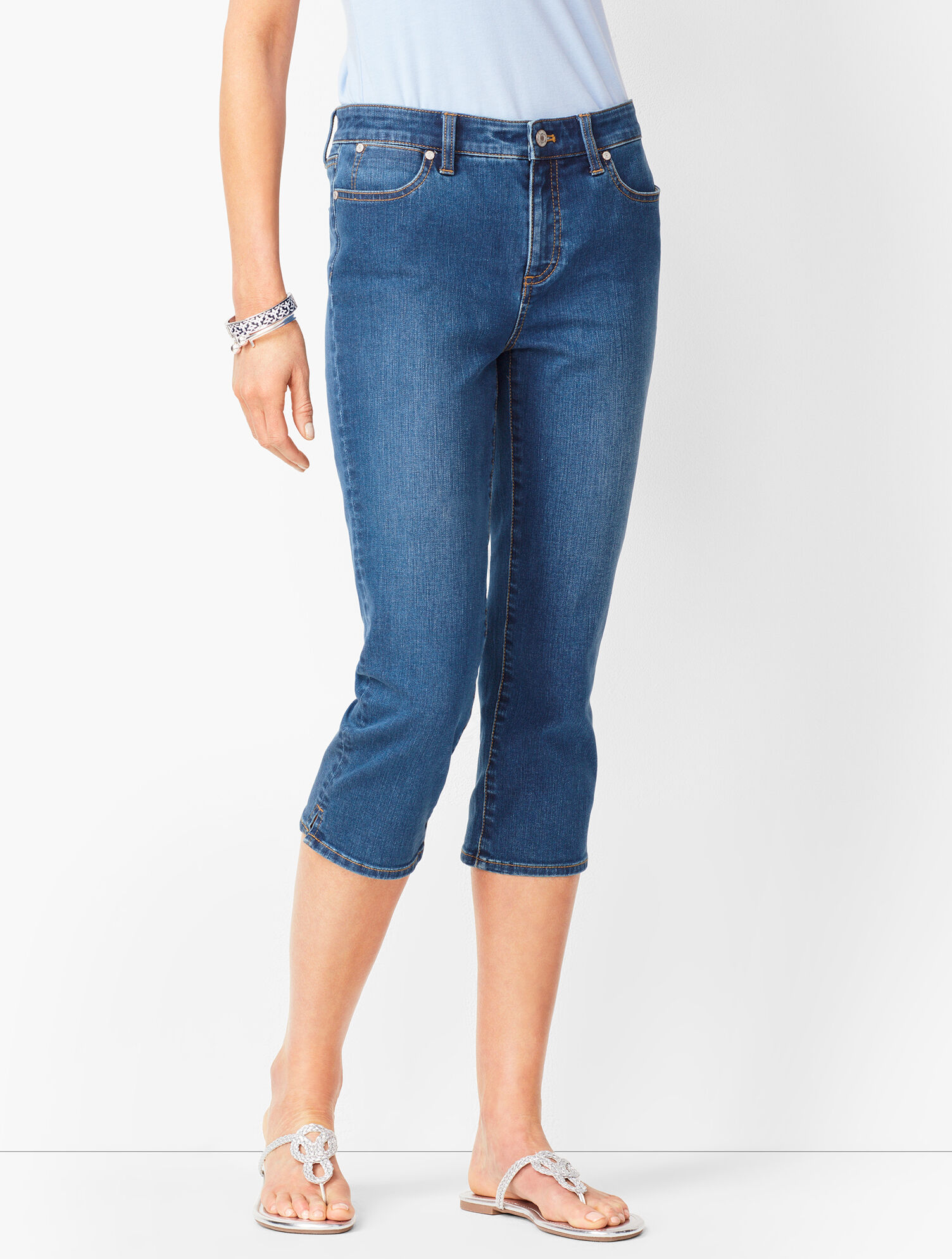 ladies pedal pusher jeans