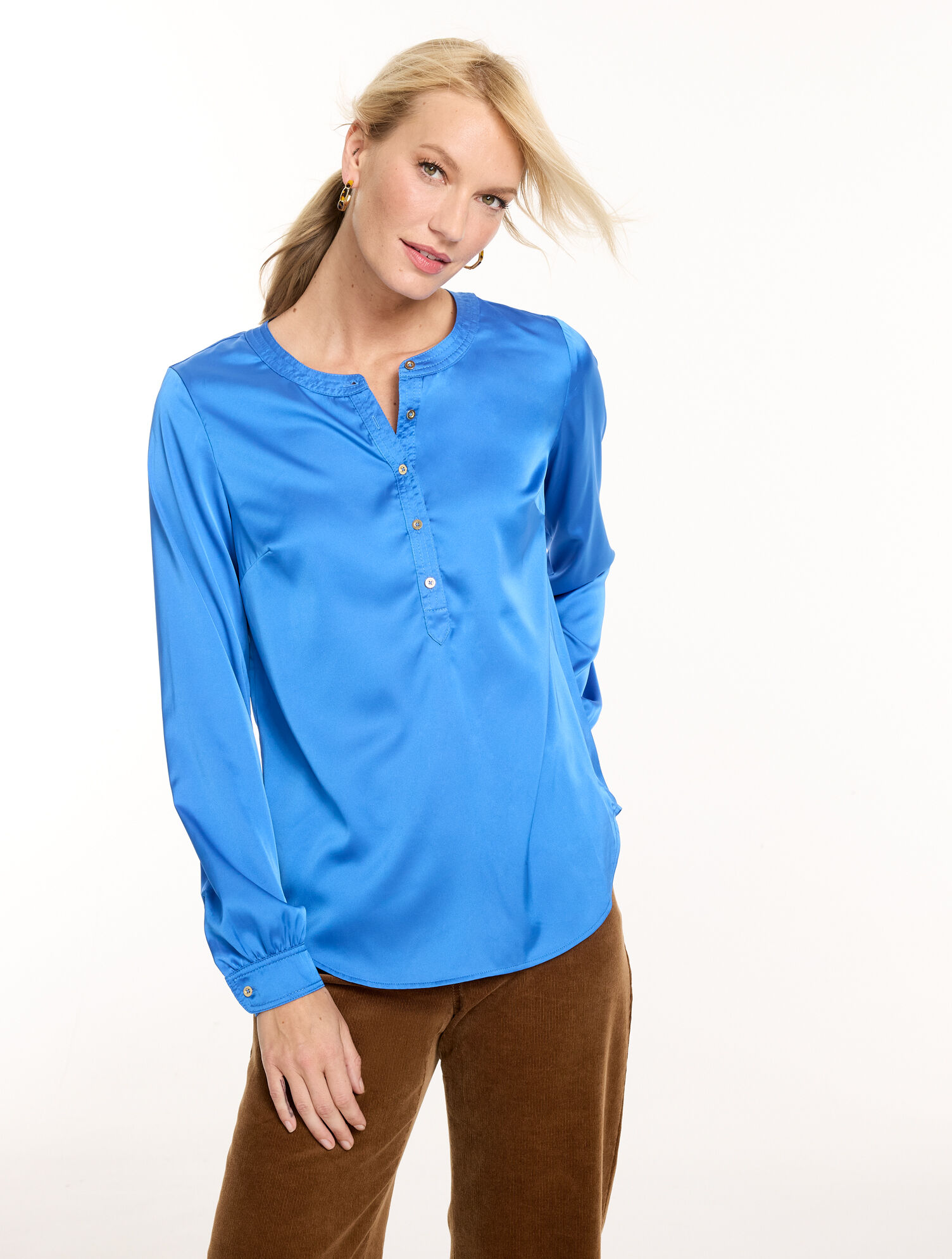 Soft Satin Charmeuse Top