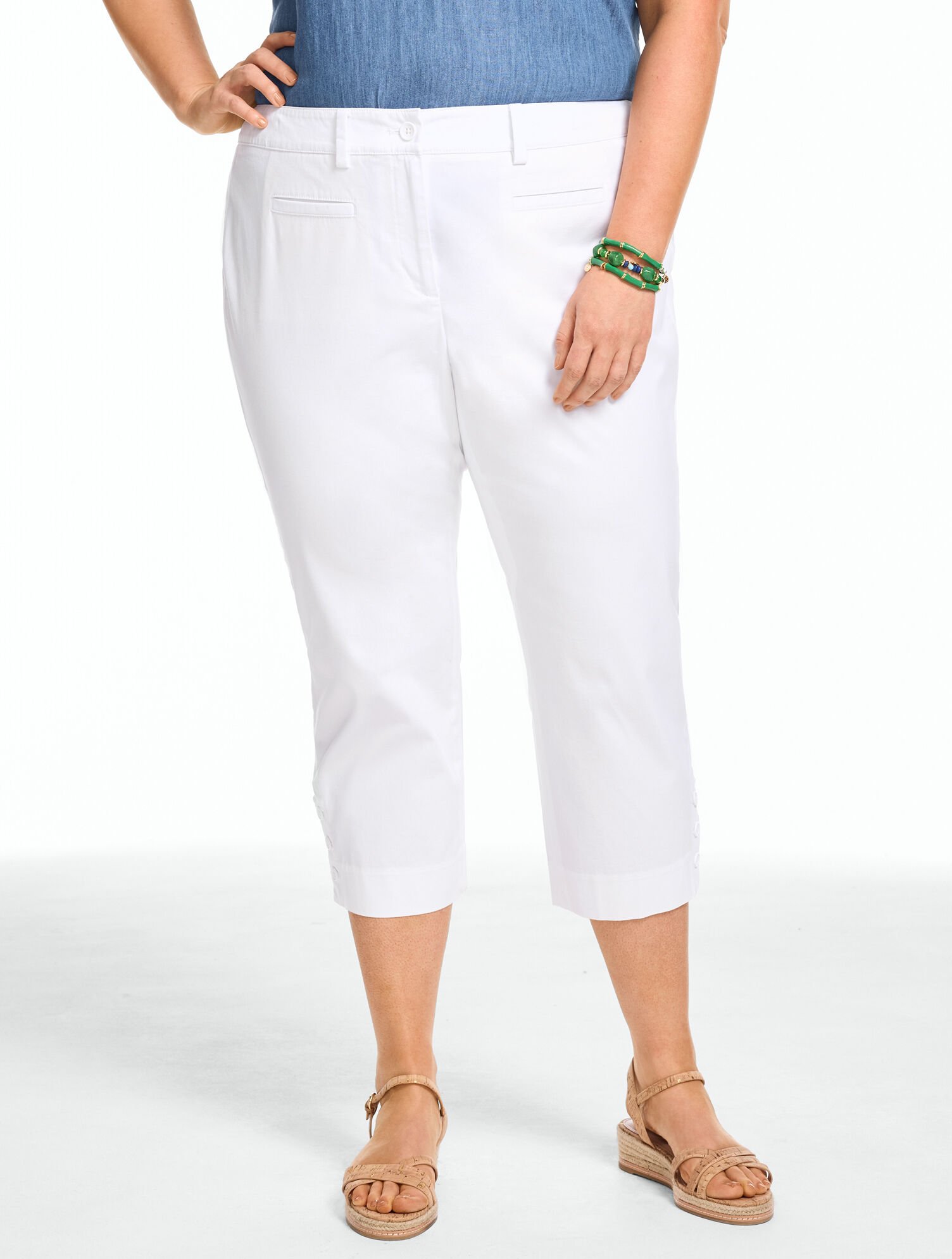 Heritage Twill Capri Pants