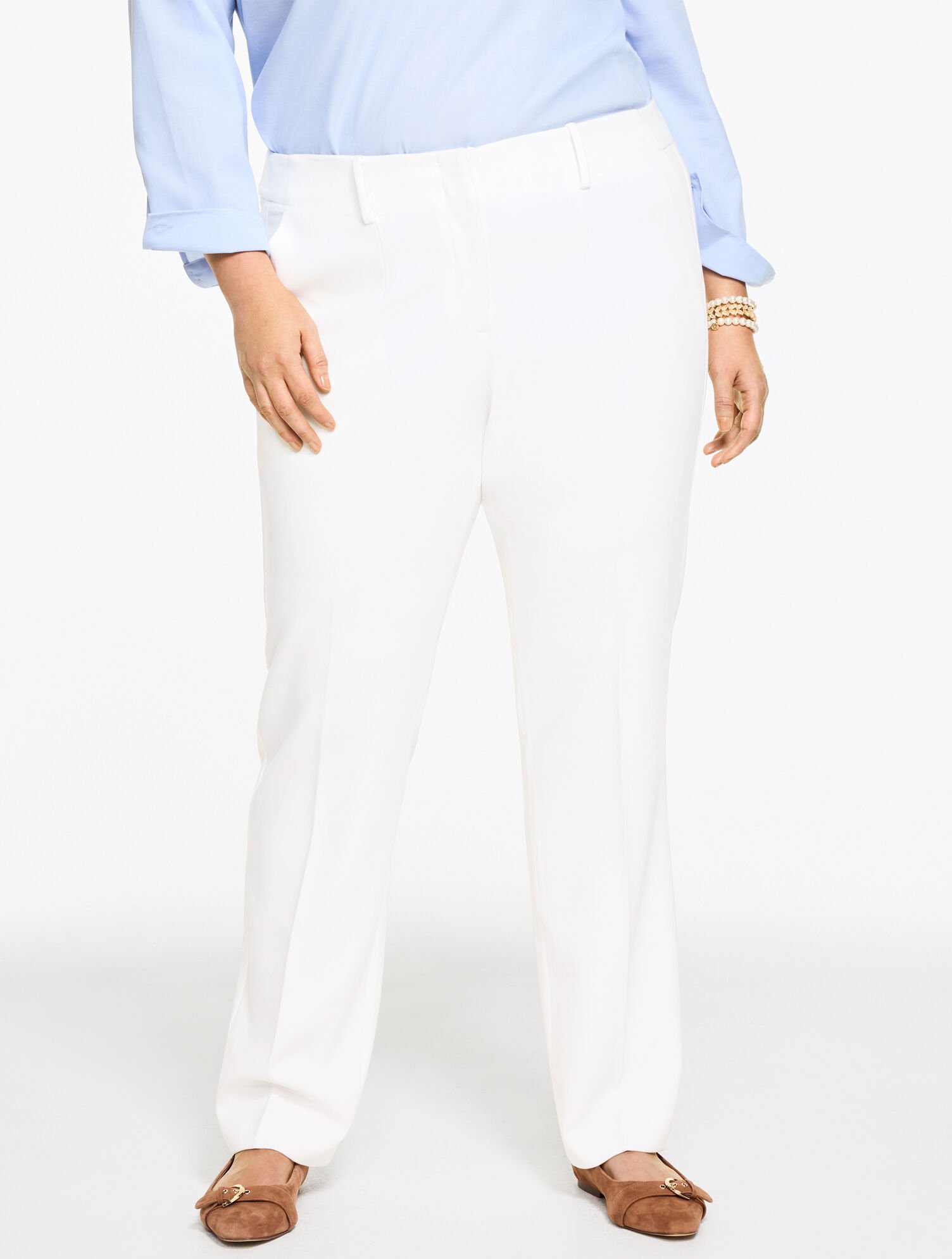 Talbots Southampton Tailored Stretch Straight Leg Pants