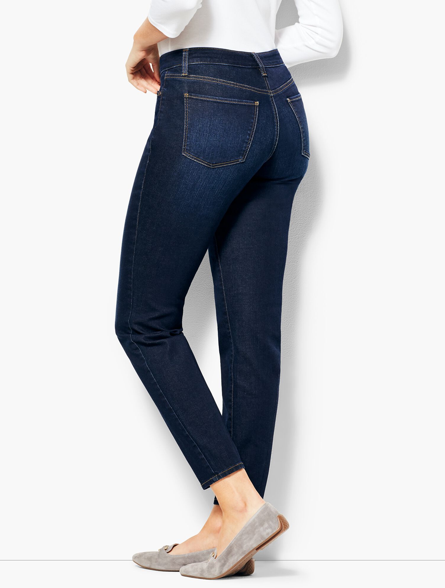 Slim Ankle Jean - Curvy Fit - Indy Wash