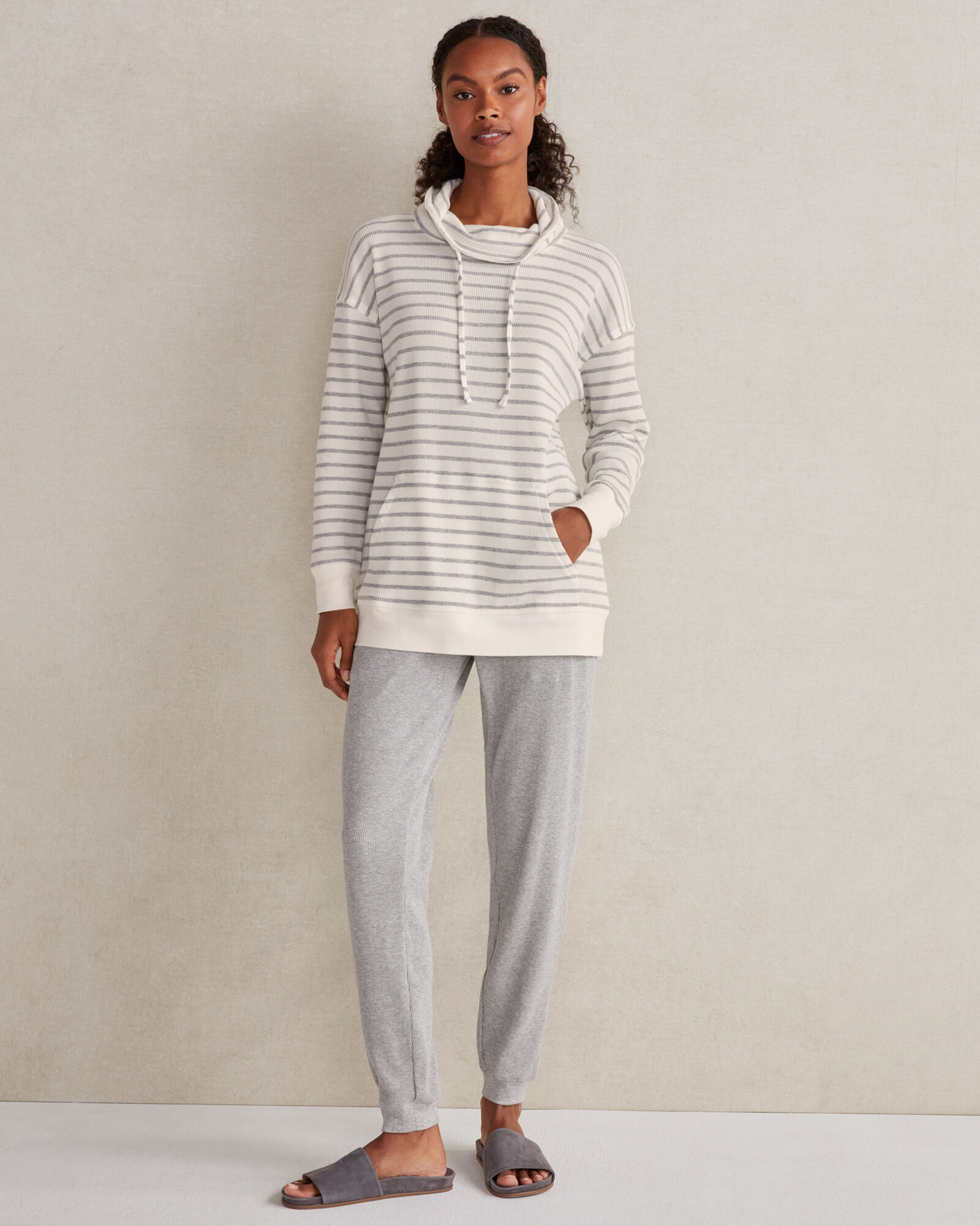 Organic Cotton Waffle Jogger