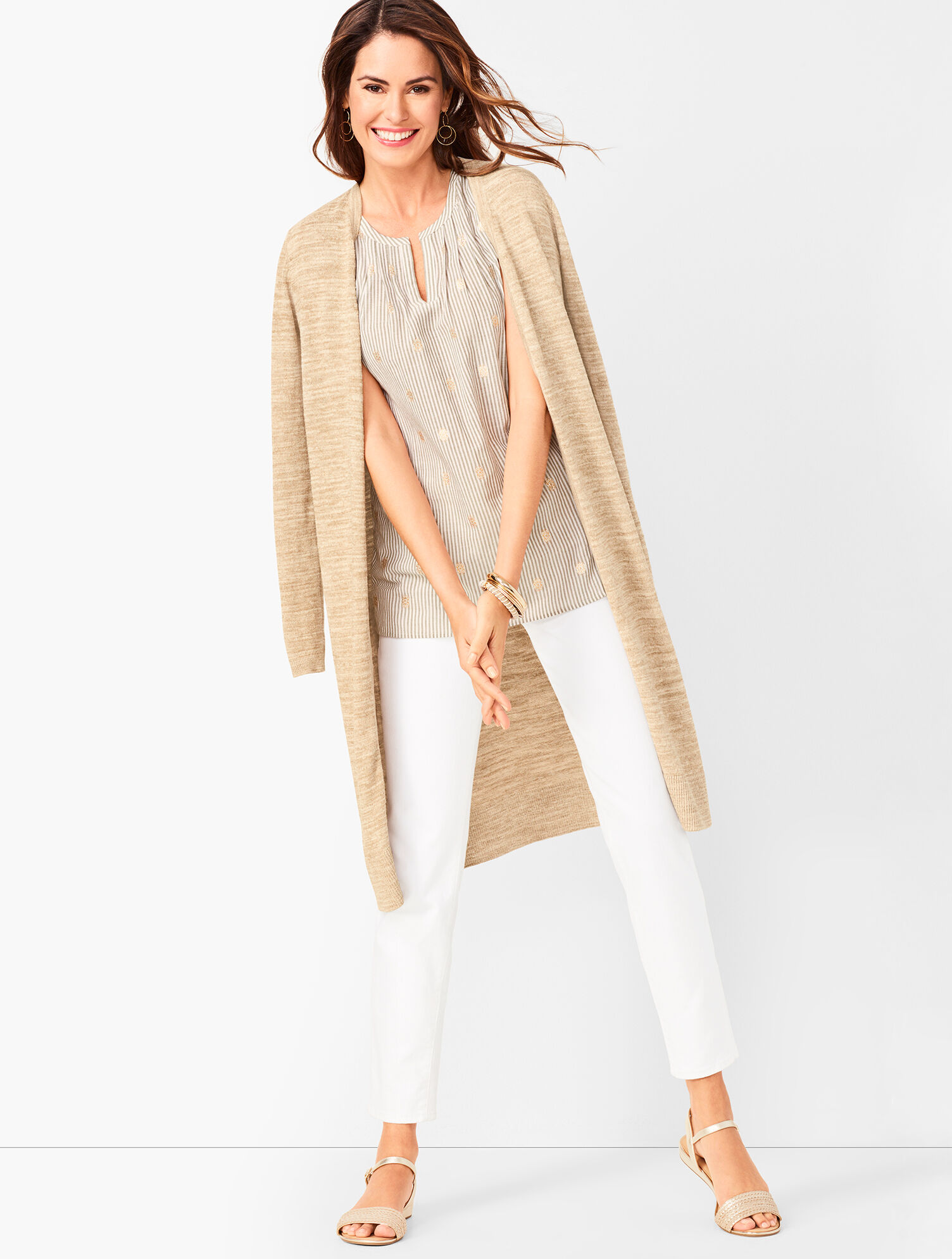 Lightweight Duster  - Marled