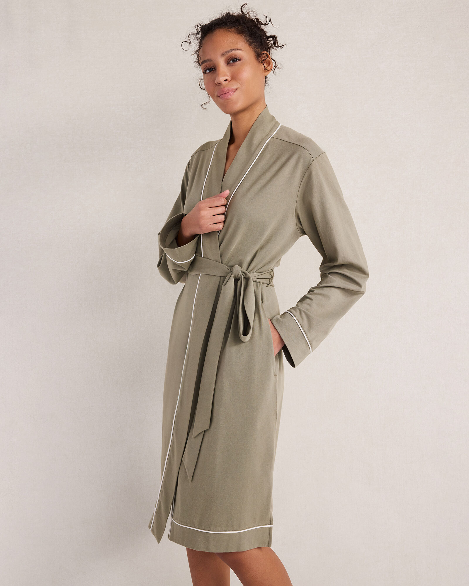 Organic Cotton Jersey Robe | Haven Well Within