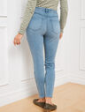 Button Fly Jeggings - Hudson Wash