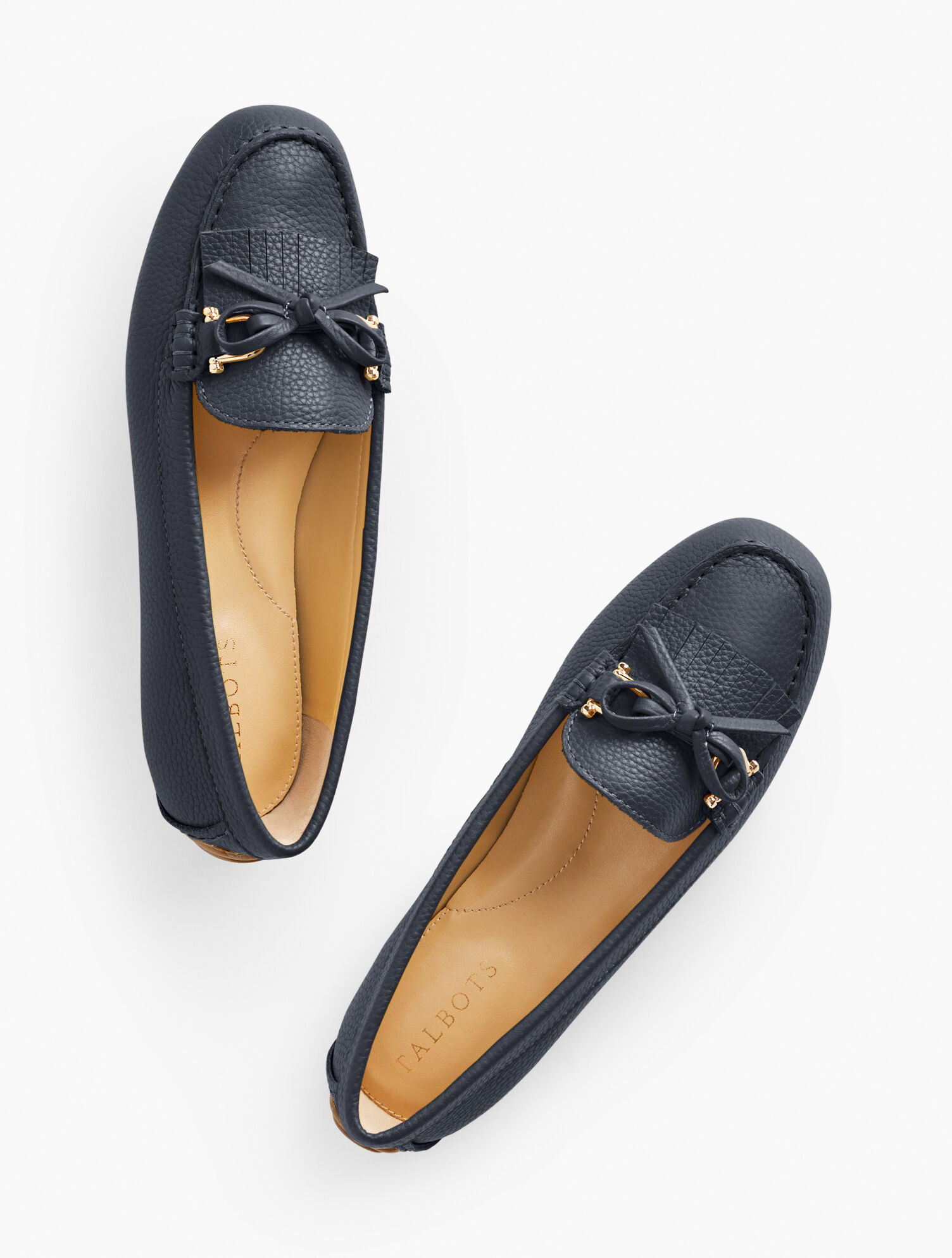 Everson Tasseled Leather Driving Flats