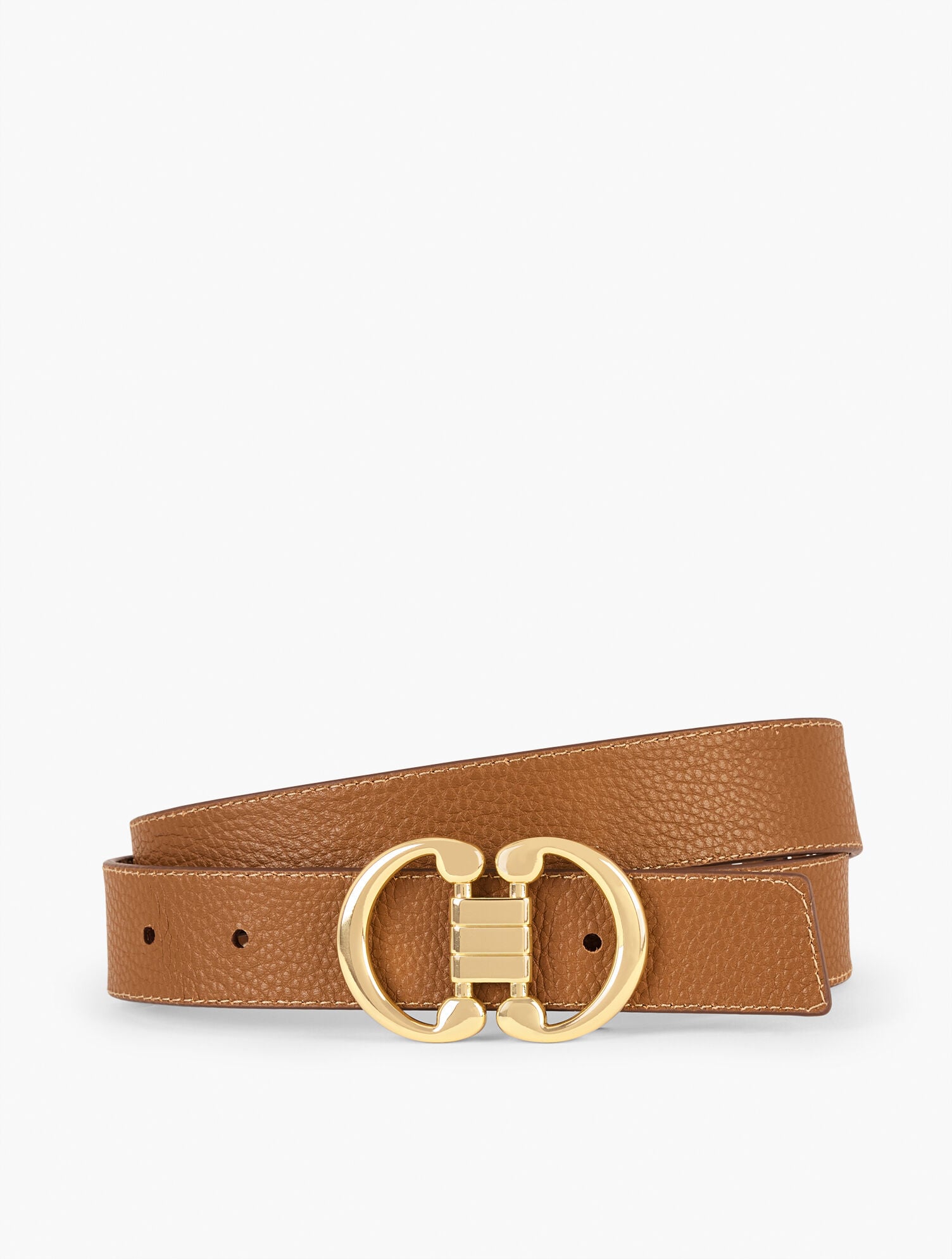 Talbots leather leopard animal print belt Talbots | Leopard Calf Hair Belt main image 4