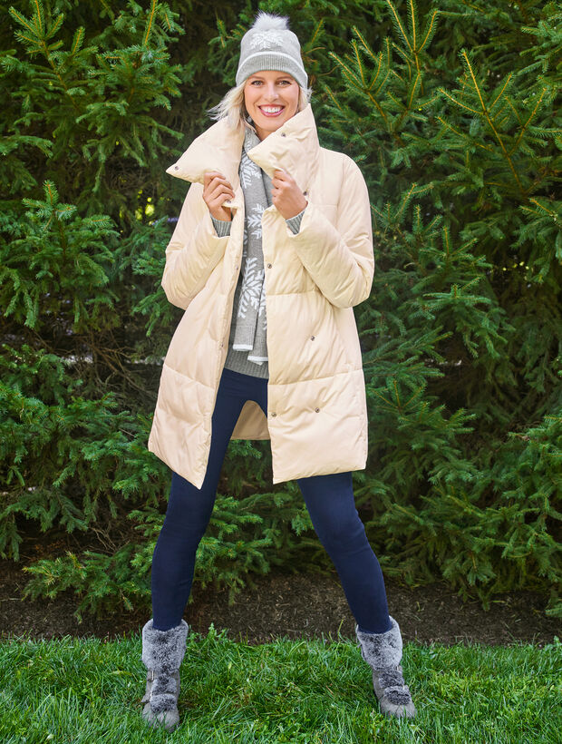 Down Alternative Puffer Coat Talbots