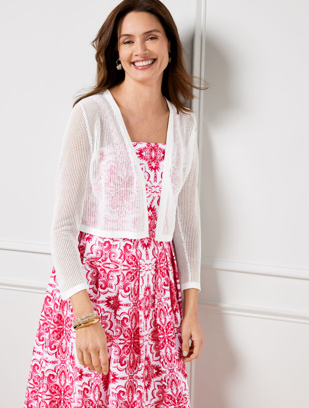Open Stitch Shrug