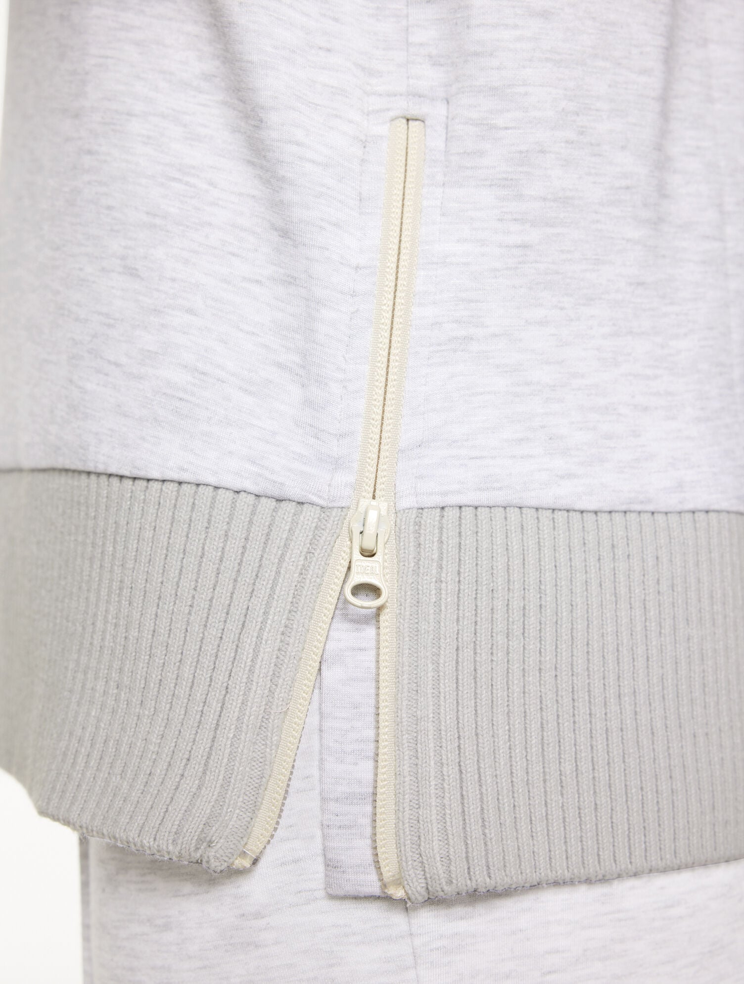 AirKnit Stretch Turtleneck Tunic Pullover - Cloud Heather