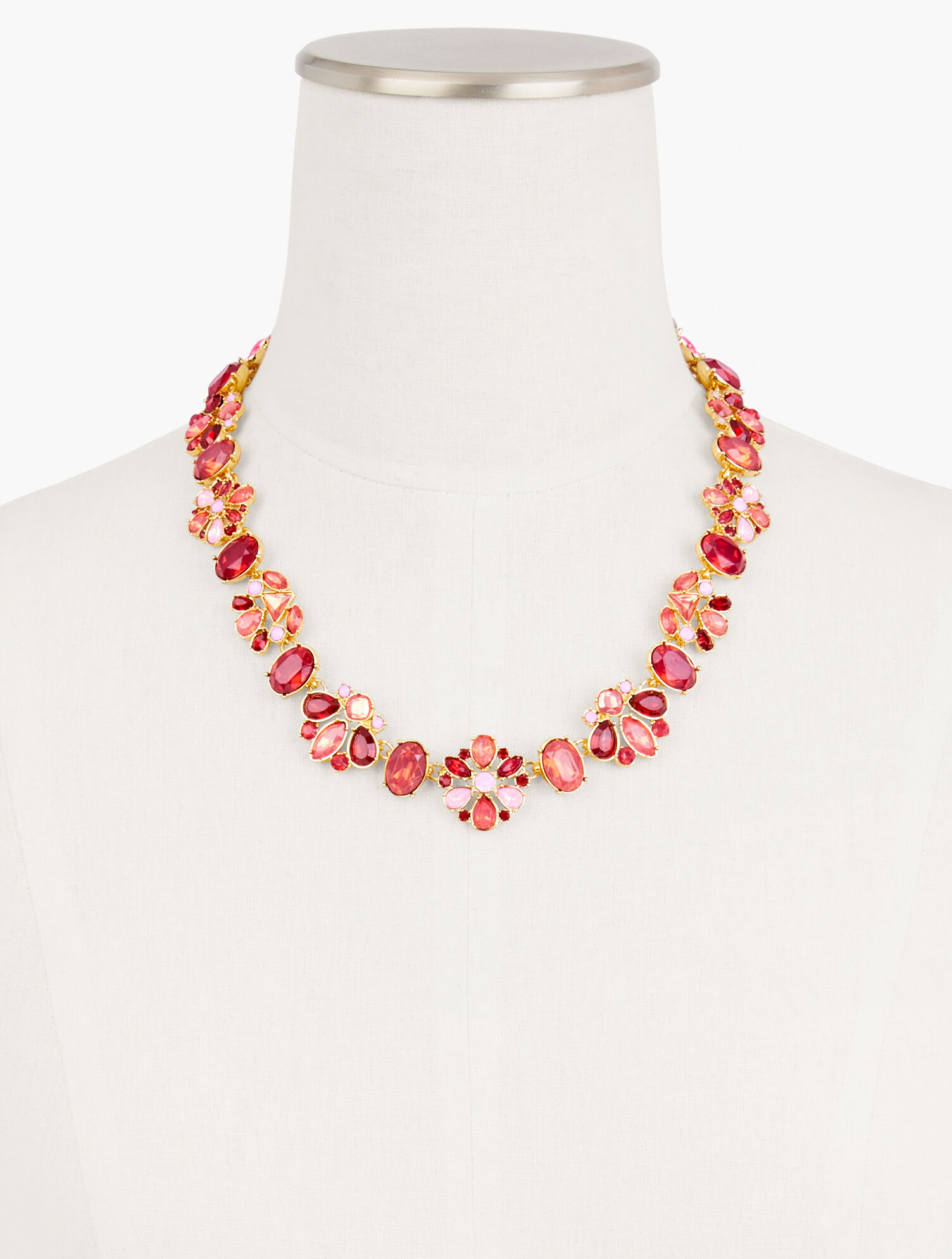 Spiced Coral Statement Necklace 