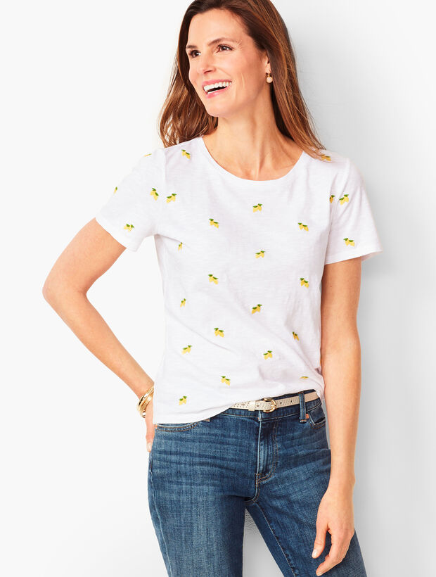 Embroidered Cotton Tee