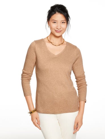 Pima V-Neck Tee