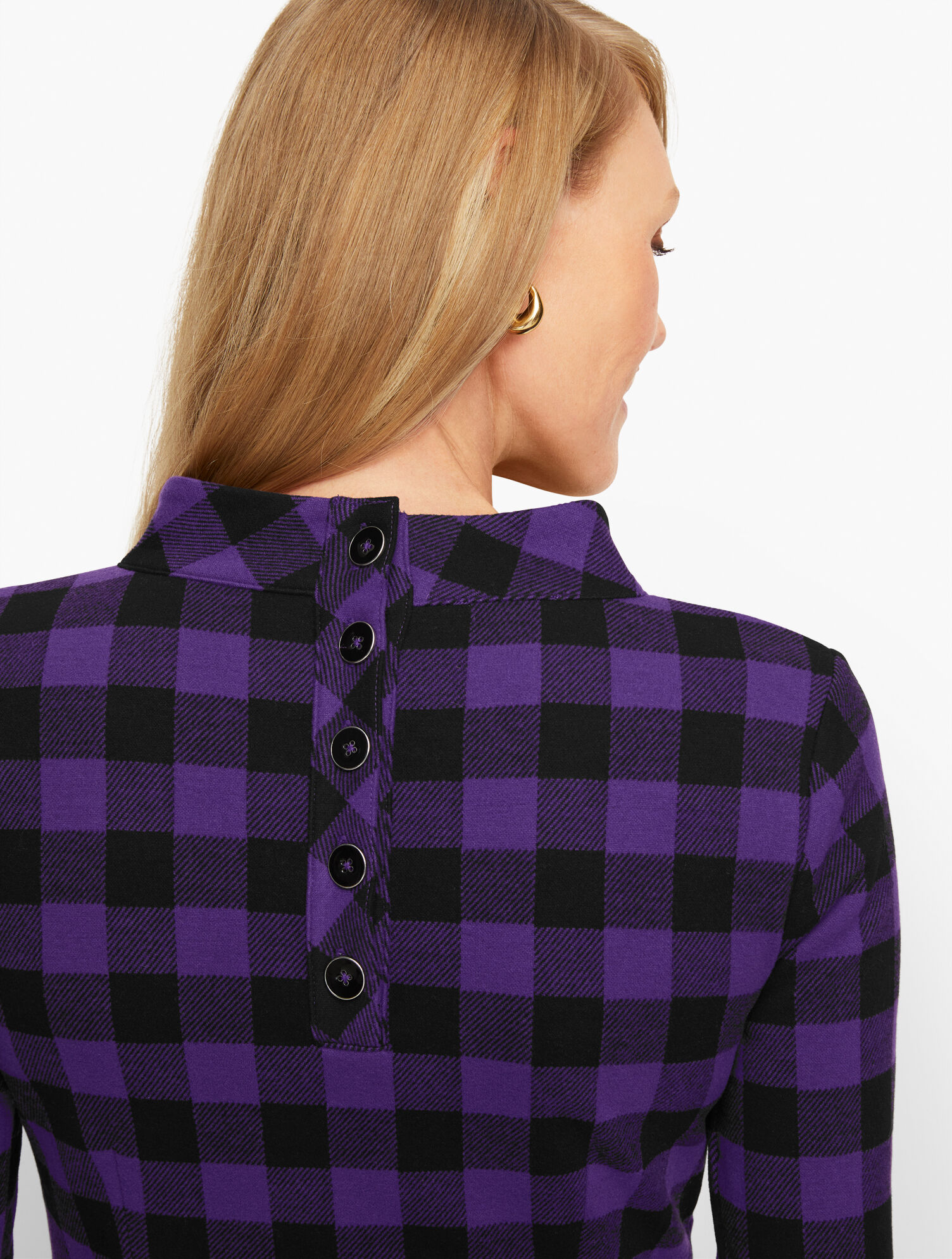 Buffalo Plaid Shift Dress