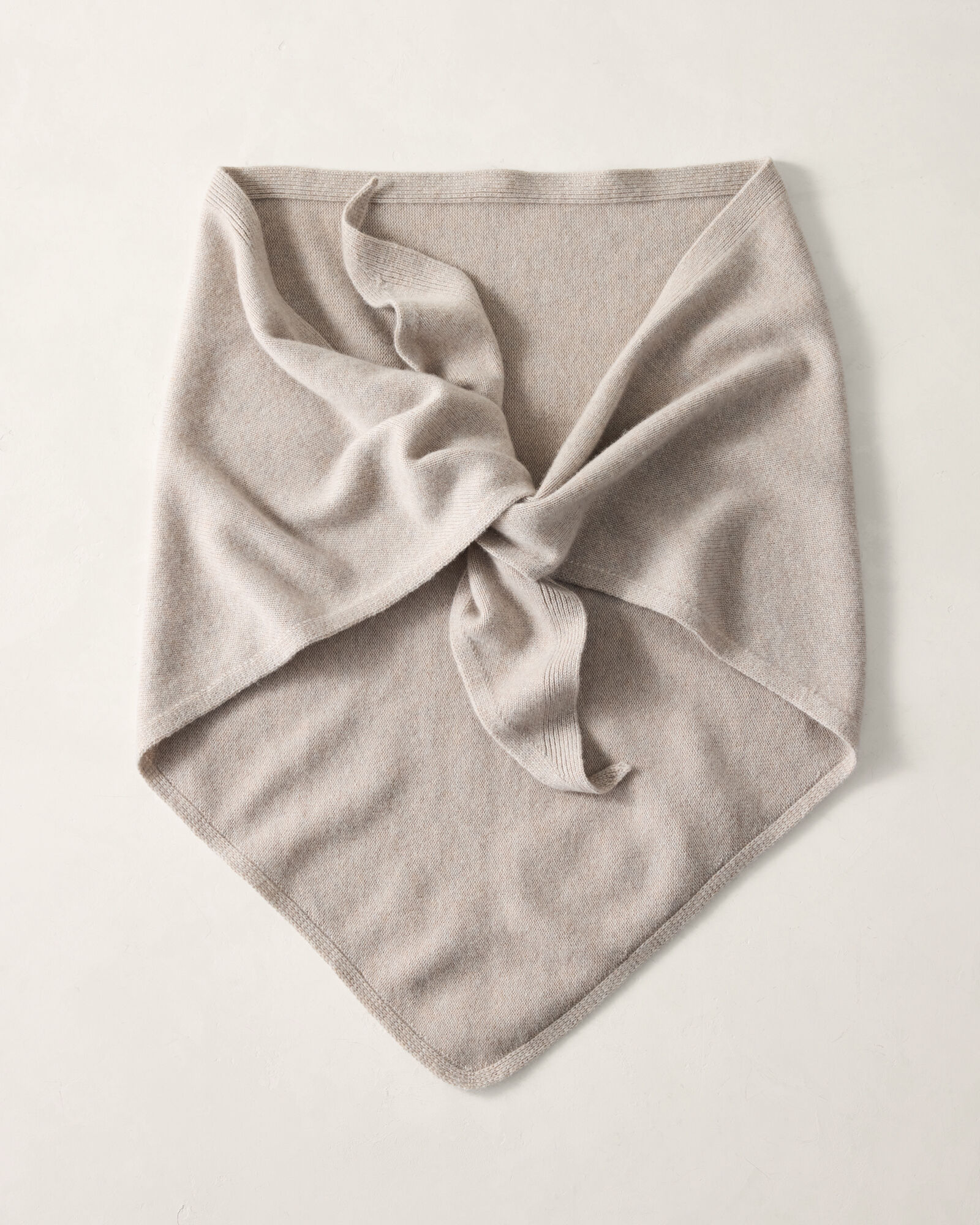 Cashmere Oversized Triangle Scarf