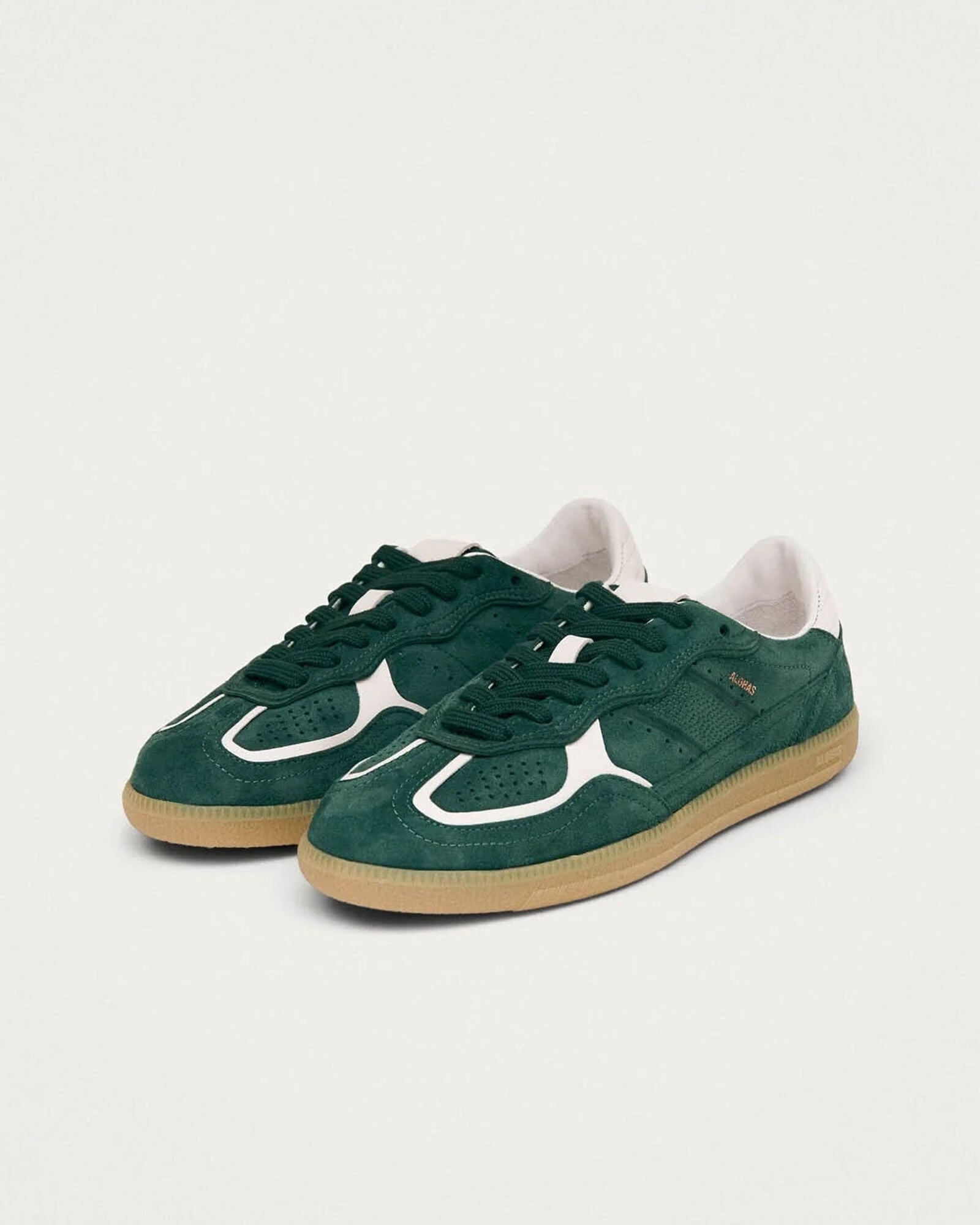 ALOHAS Tb.490 Rife Forest Green Leather Sneakers