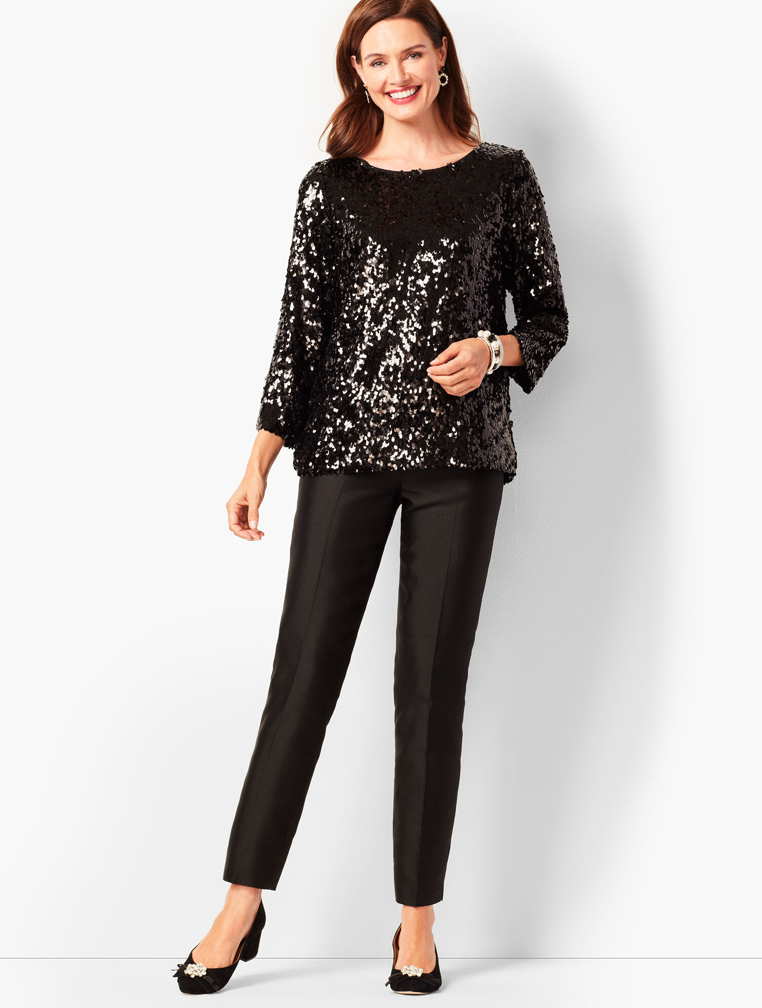 Allover Sequin Top