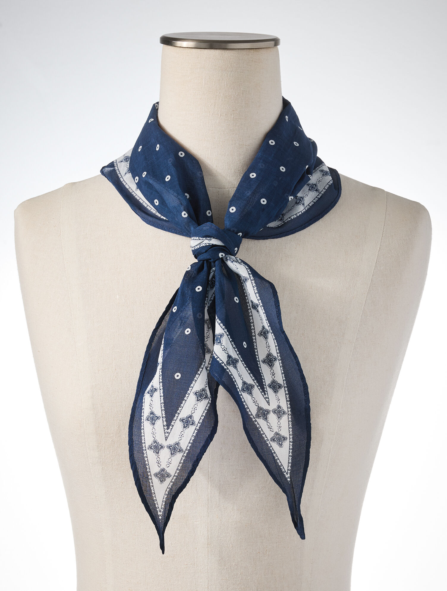 Lovely Polka Dot Diamond Scarf