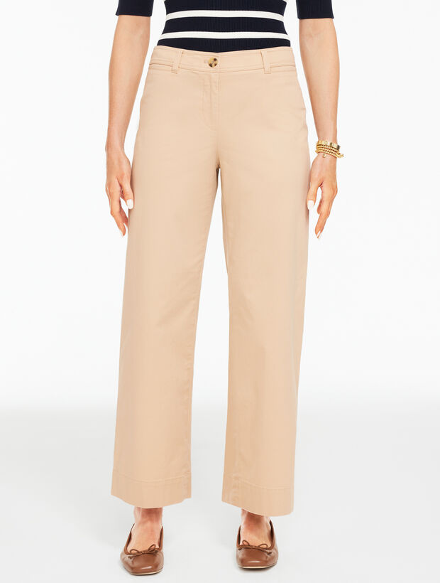 Wide Ankle Heritage Twill Pants