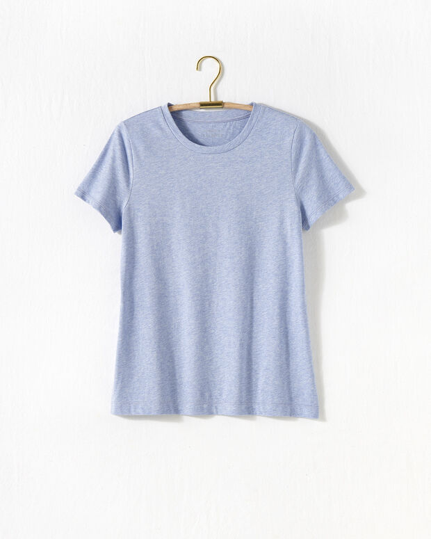 Organic Cotton Jersey Crewneck Short Sleeve Tee | Haven Well Within
