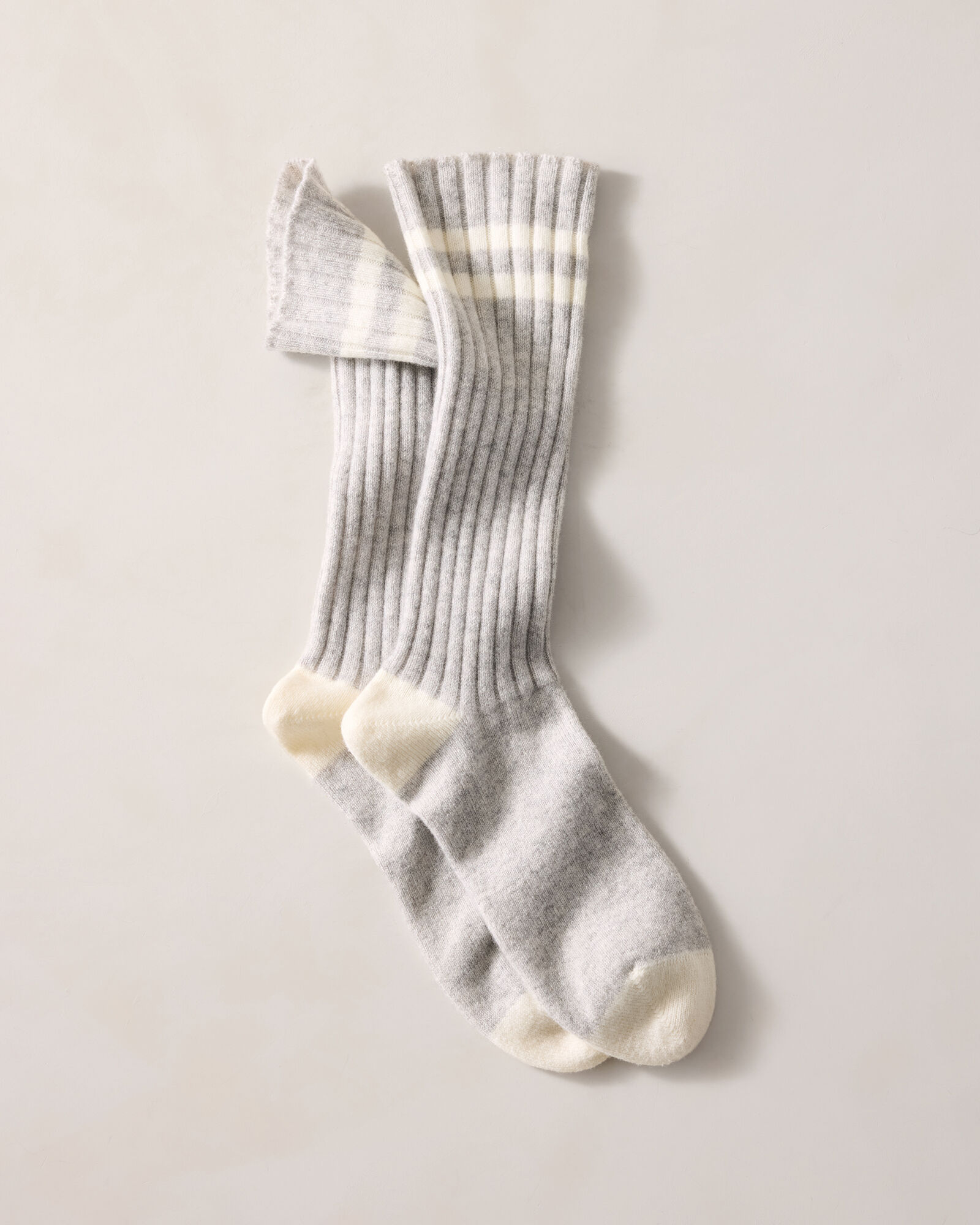 Cashmere Collegiate Stripe Socks