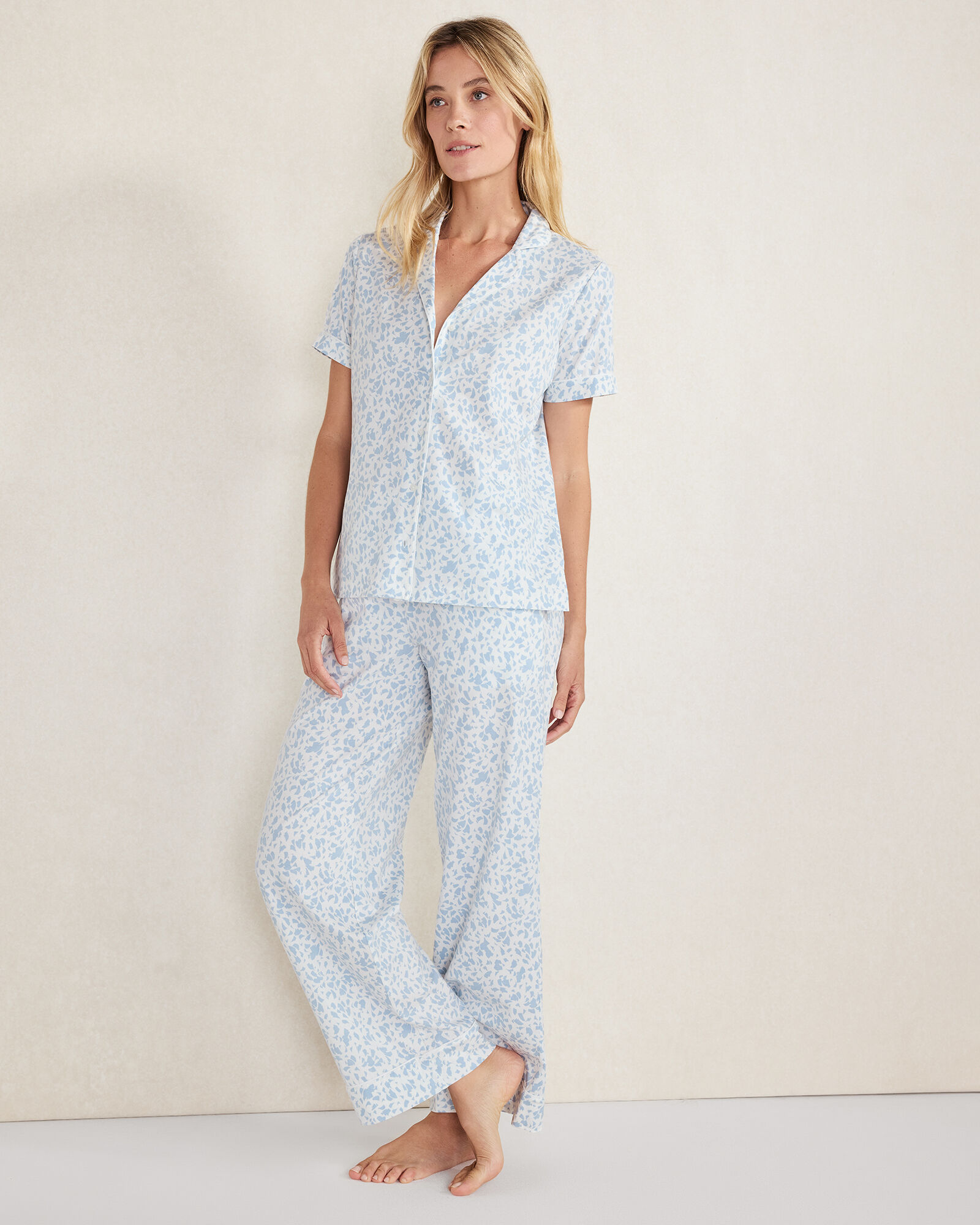 Organic Cotton Jersey Mirage Pajama Pants