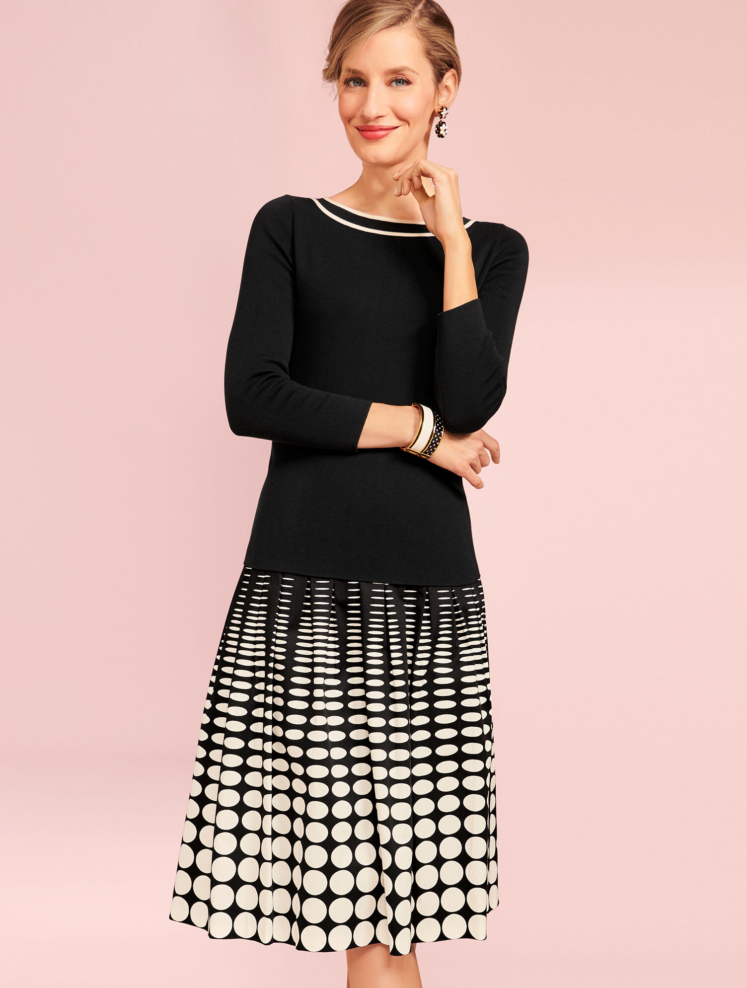 Classic Bateau-Neck Sweater - Tipped