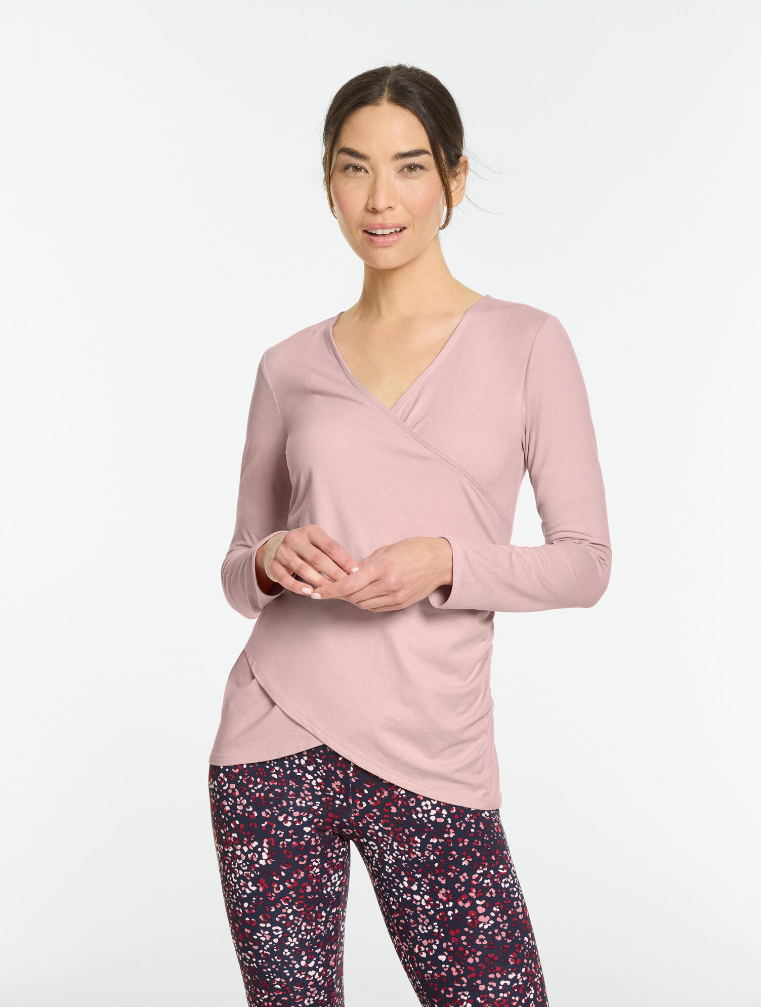 Supersoft Jersey Wrap Top