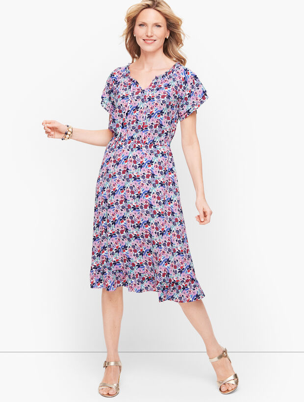 Paradise Floral Popover Dress