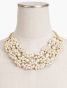 Pearl Strand Statement Necklace