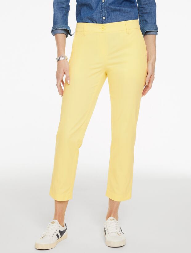 Heritage Twill Perfect Crops - Curvy Fit