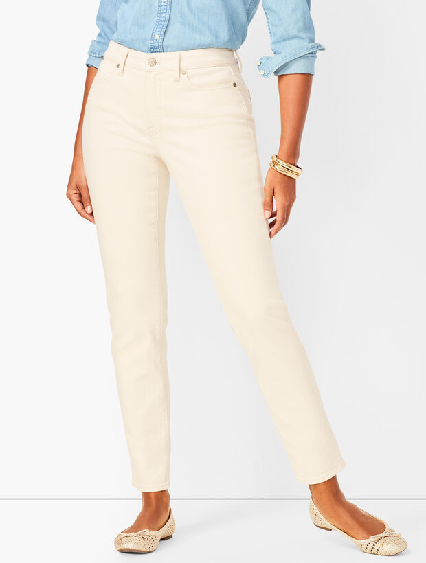 Slim Ankle Jeans - Natural - Curvy Fit
