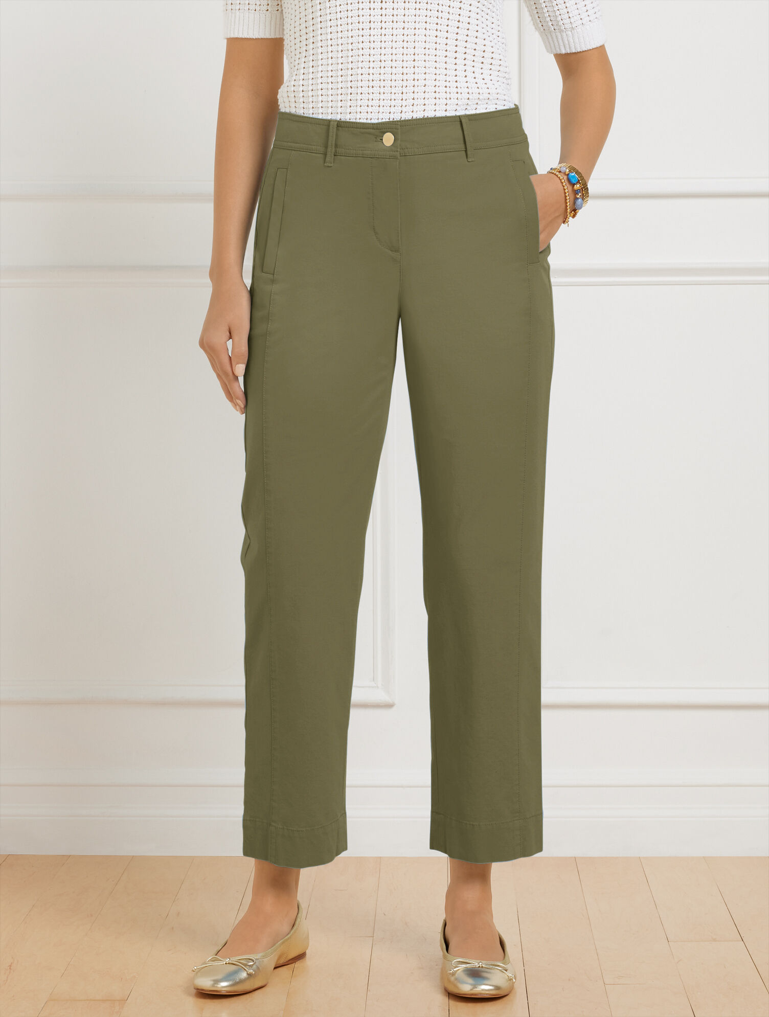 Straight Crop Pants - image 1