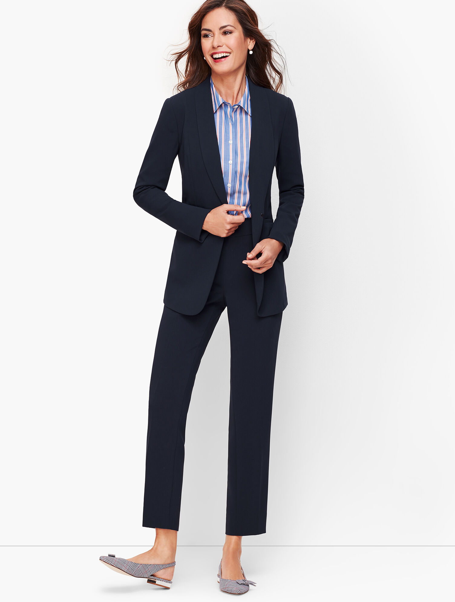 Easy Travel Collection - Long Shawl-Collar Jacket