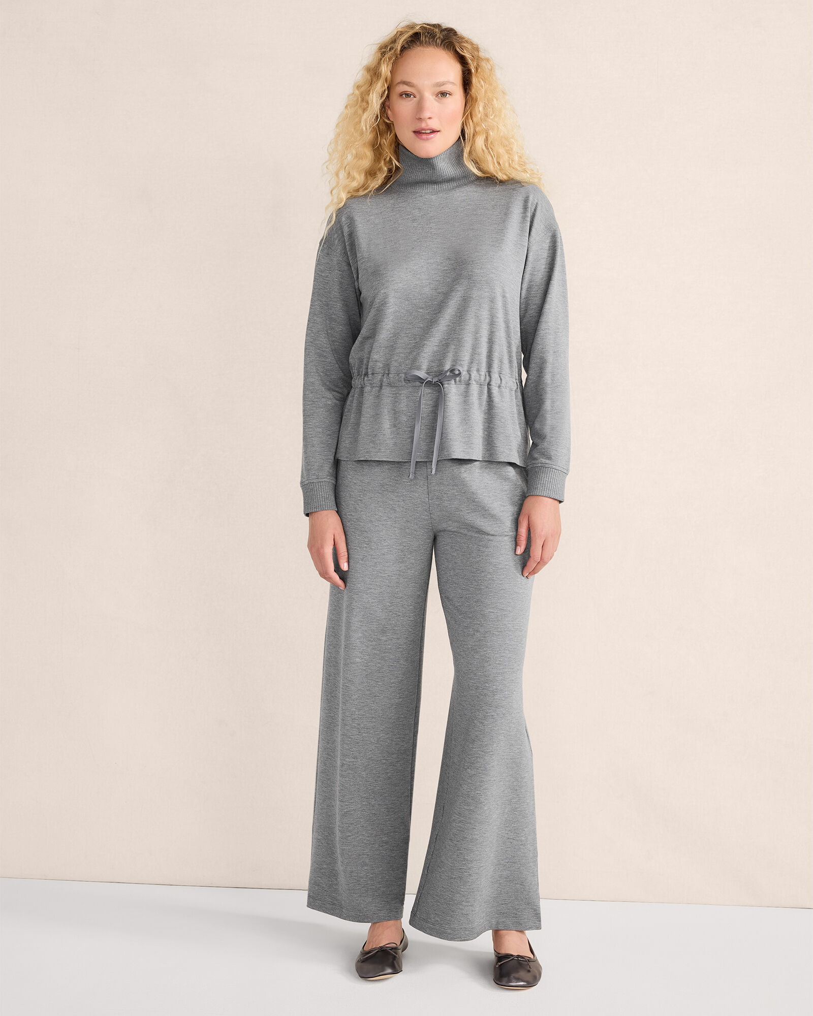 Fleece Wide Leg Pants
