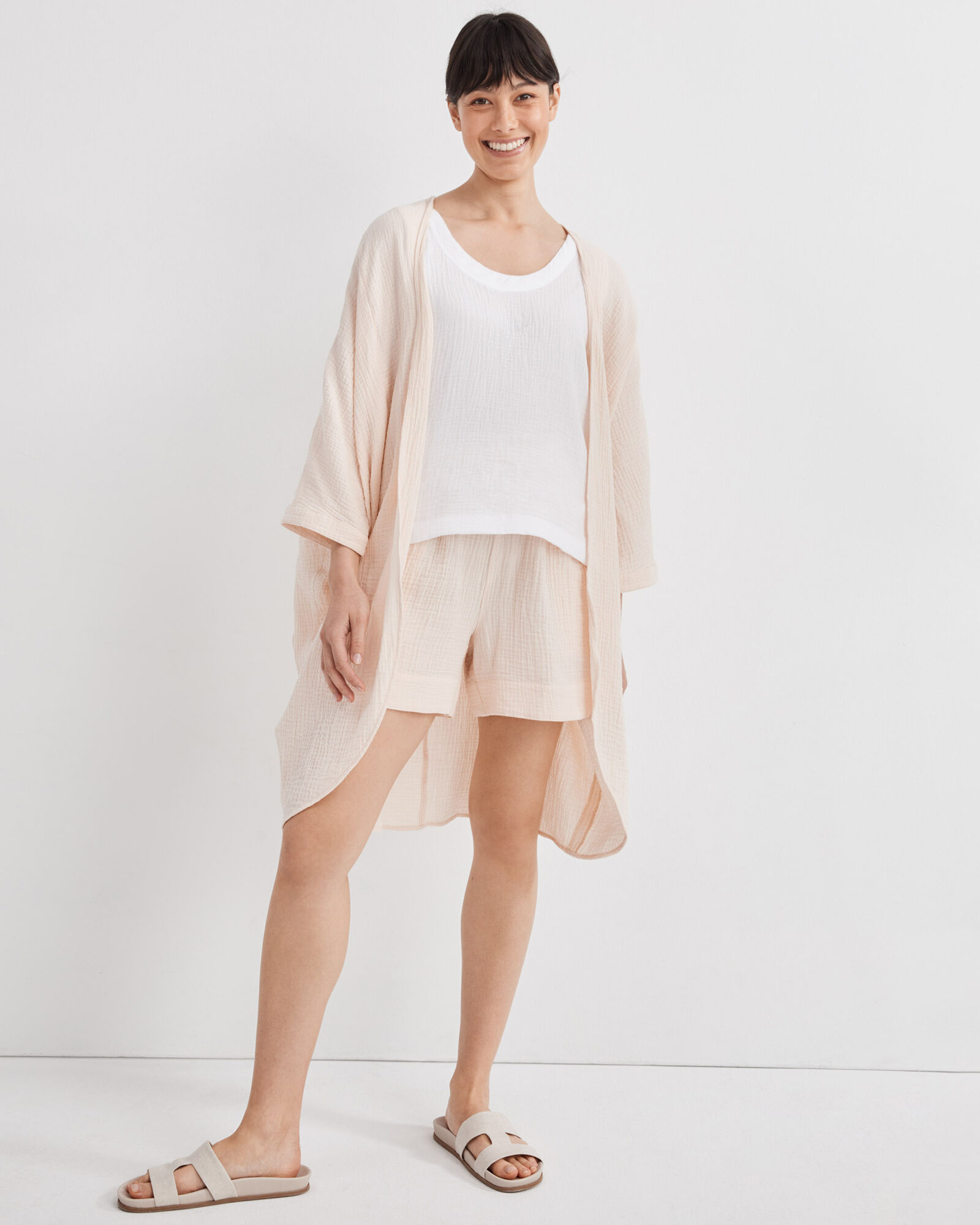 Organic Cotton Gauze Shorts