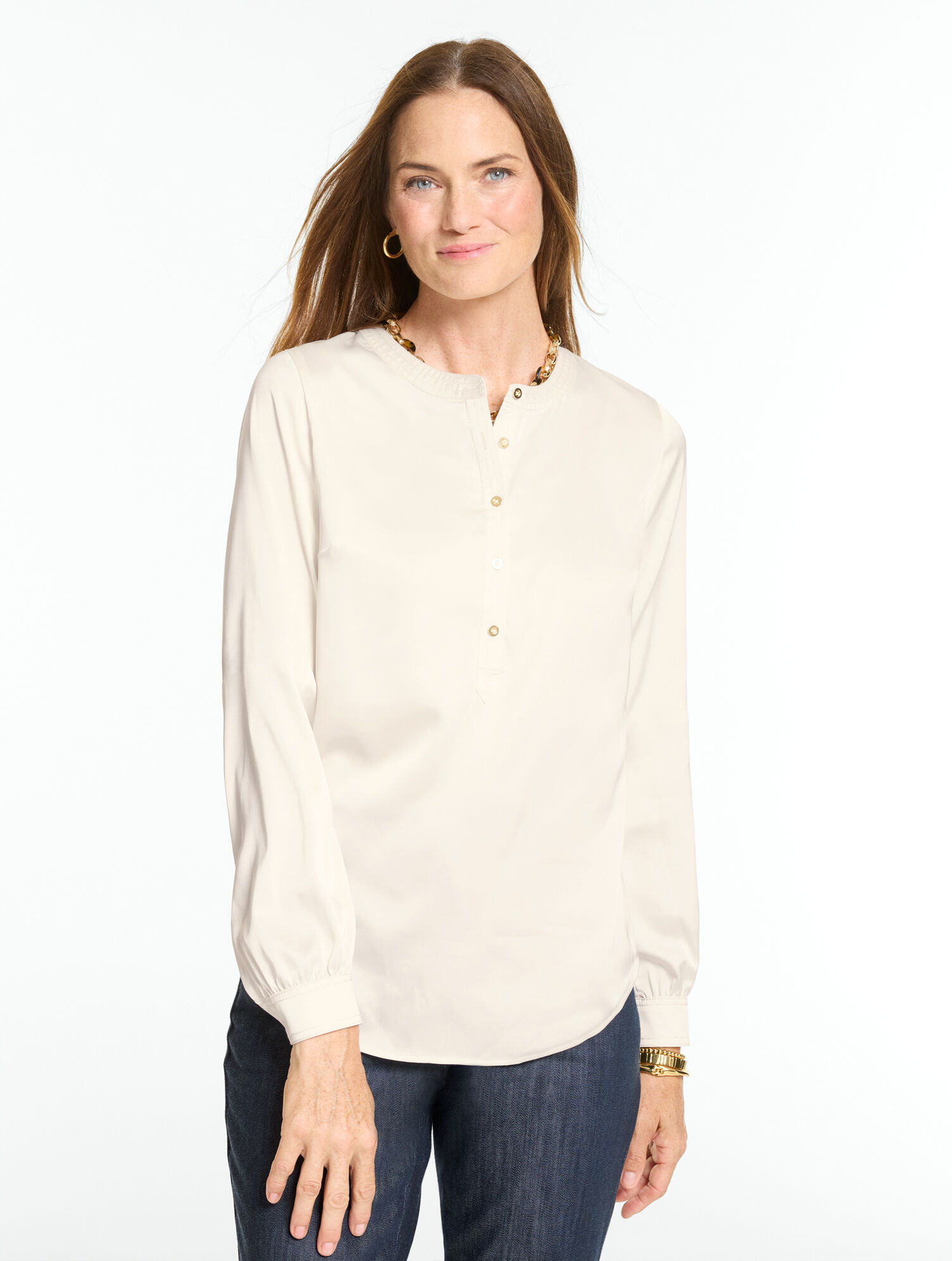 Soft Satin Charmeuse Top
